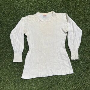 VTG 60’s Duofold Two Layer Longsleeve White Tee